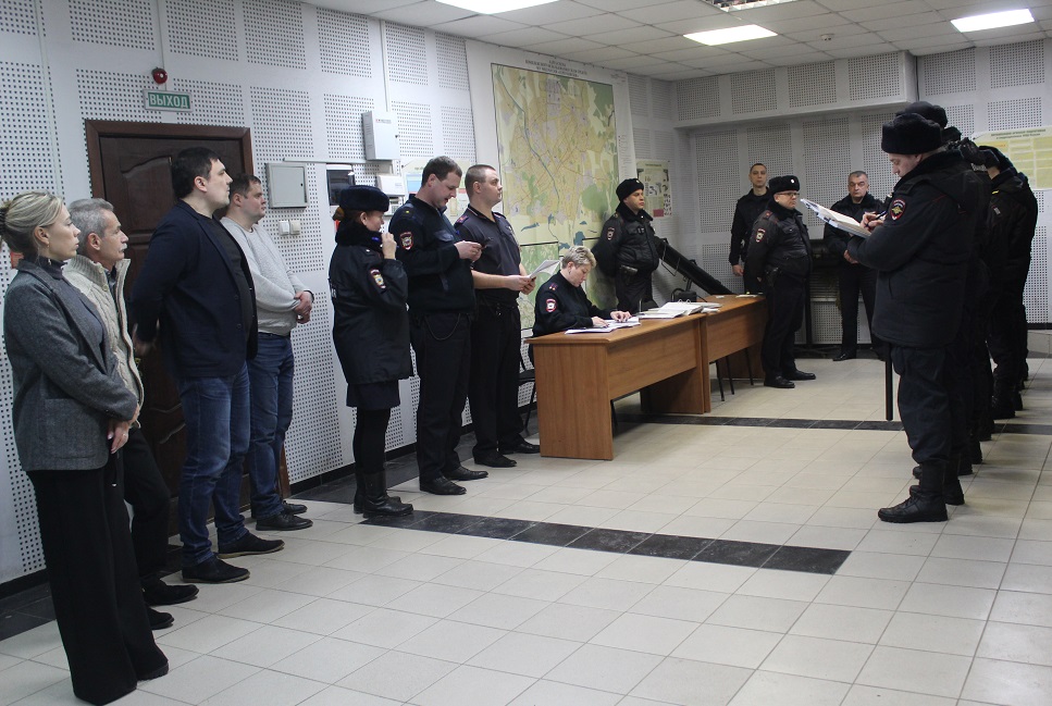 В г.о. Серпухов общественники проверили работу Дежурной части и нарядов патрульно-постовой службы полиции